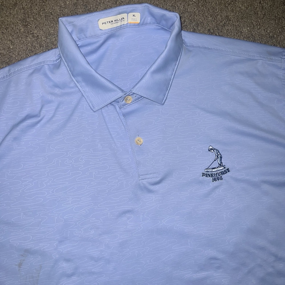 Peter Millar x Pinehurst 1895 Resort Featherweight Performance Golf Polo Mens XL
